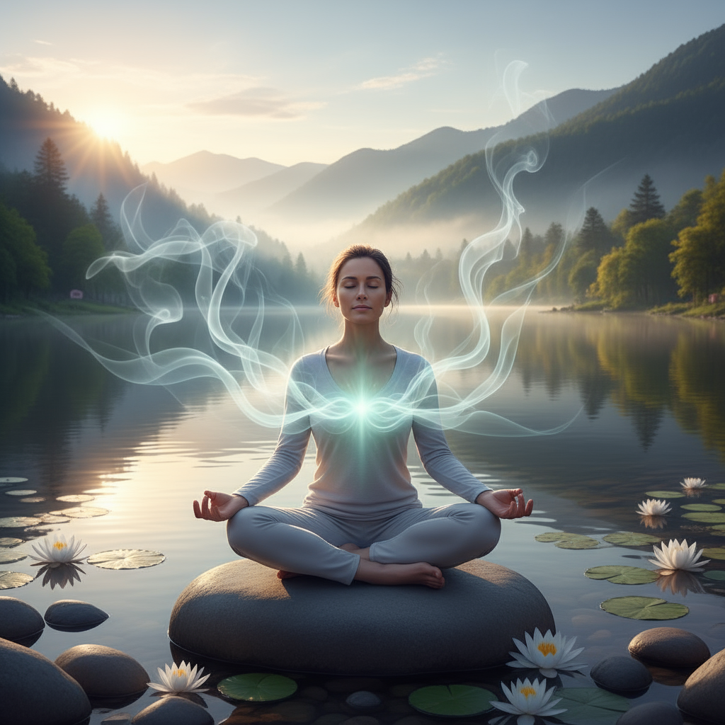 image évoquant la gestion du stress, apaisement, sérénité